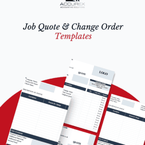 Job Quote & Change Order Templates